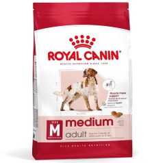   ROYAL CANIN MEDIUM ADULT - közepes testű felnőtt kutya száraz táp  (15 kg)