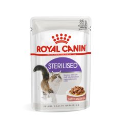   ROYAL CANIN STERILISED GRAVY - ivartalanított felnőtt macska szószos nedves táp (12*85g)