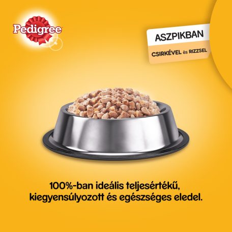 Pedigree Junior konzerv csirkehússal aszpikban kölyökkutyák számára 400g