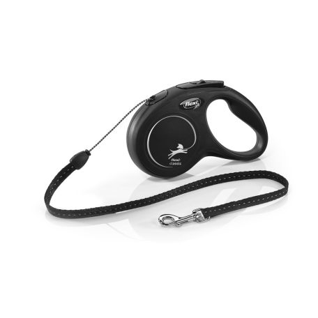 Flexi New Cord "S" fekete (5m)