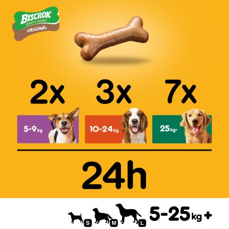 Pedigree Biscrok Gravy Bone 400g Marha
