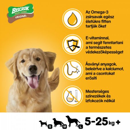 Pedigree Biscrok Gravy Bone 400g Marha
