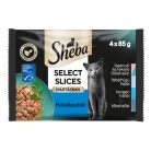 Sheba Halas válogatás szószban Alutasakos macskaeledel 4x85g DJ20F/FD55J
