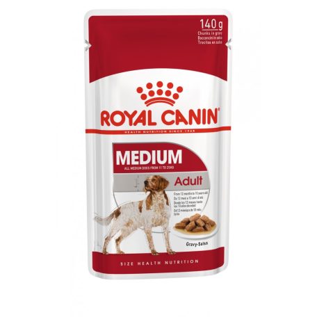 ROYAL CANIN MEDIUM ADULT - nedves táp közepes testű felnőtt kutya részére (10*140g)