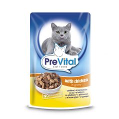 Prevital 100g Csirke Szószban Alutasakos Macskaeledel