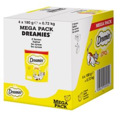   Dreamies jutalomfalat macskák számára Mega Pack 180g Sajttal
