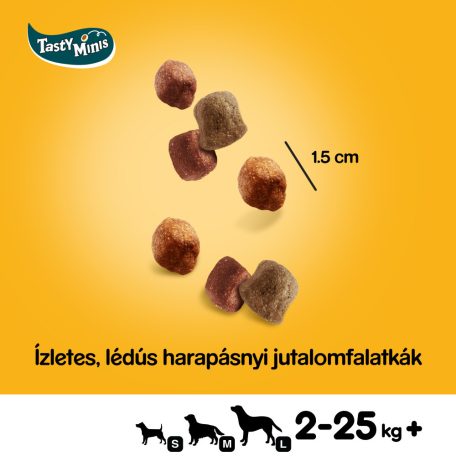 Pedigree Tasty Minis Csirke + Kacsa falatok 130g