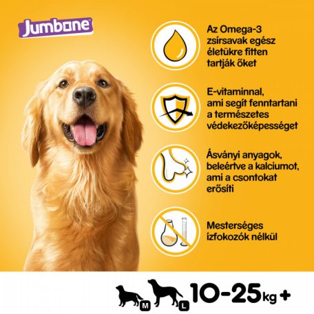 Pedigree Jumbone Médium Kutya jutalomfalat 180g