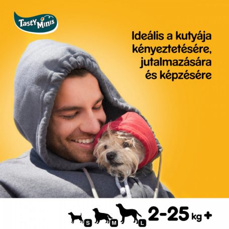 Pedigree Tasty Minis Marha + Baromfi szeletek 155g