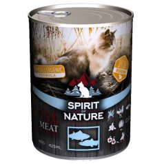   Spirit of Nature Hipoallergén Macska konzerv 415g Tonhal és Lazac