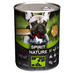   Spirit of Nature Hipoallergén KUTYA konzerv 415g Bárány és Mezei nyúl