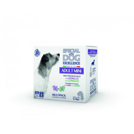 Special Dog Excellence Alutasak 12x100g Mini Adult Bárány + Nyúl