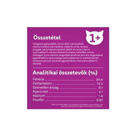 Whiskas száraz 1,4kg Lazac