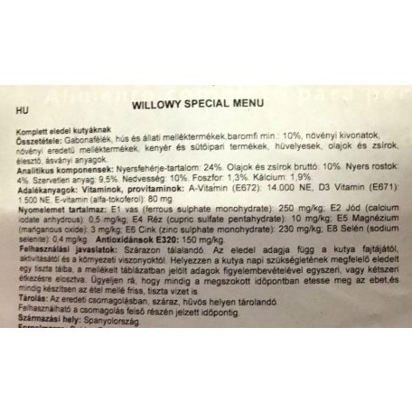 Willowy Special Menü 20kg