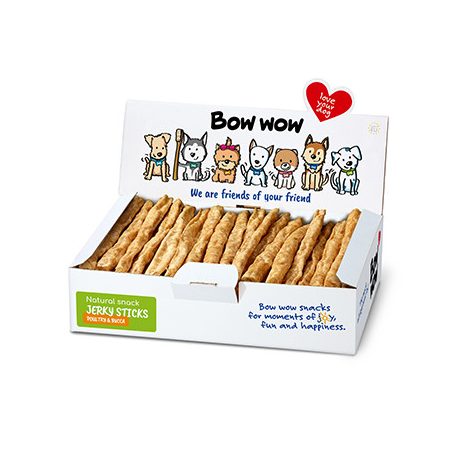 BOW Natural Jerky Stix  baromfi-yucca 50db BW310