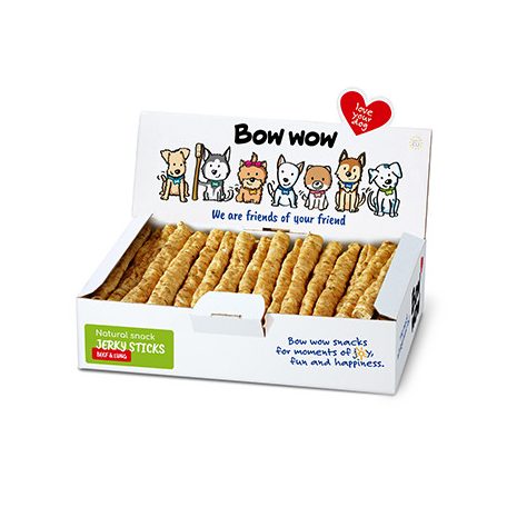 BOW Natural Jerky Stix marha-tüdő 50db BW322