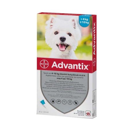 ADVANTIX spot-on dog 4x1ml (4-10kg)