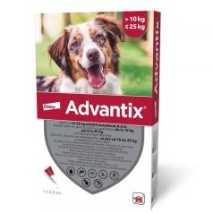 ADVANTIX Spot on 10-25kg közötti kutyáknak 4x2,5ml
