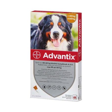 ADVANTIX spot-on dog 4x6ml (40-60kg)