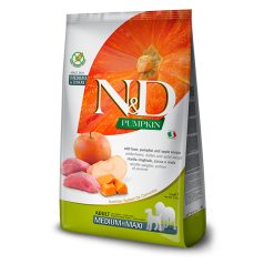   N&D Pumpkin Dog vaddisznó&alma sütőtökkel adult medium/maxi 12kg