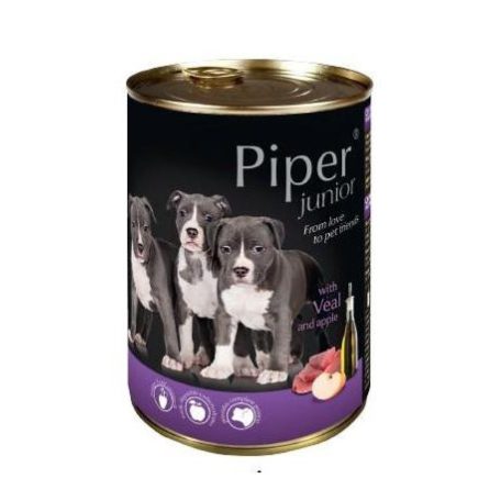 Piper 400g Junior Borjú és Alma 65% hústartalom