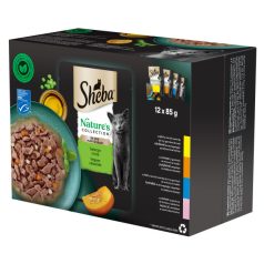   Sheba 12x85g Nature's Collection Vegyes választék Mártásban 