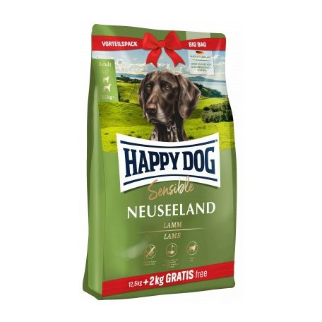 Happy Dog Supreme Neuseeland 12,5kg+2kg grátisz