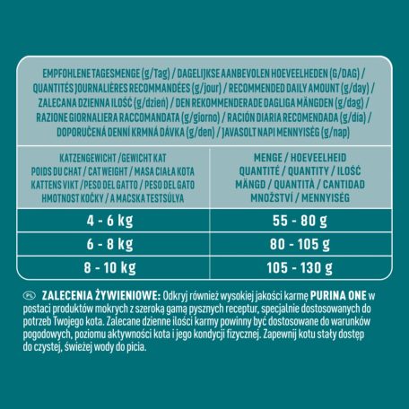 Purina One Steril Marha Száraz macskaeledel 9,75kg