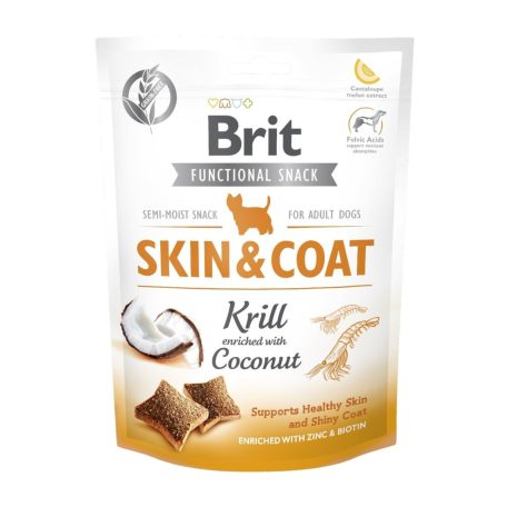 Brit Care Functional Snack 150g Skin&Coat Planktonnal és kókusszal