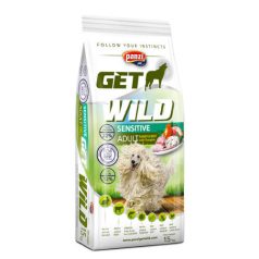   Panzi GetWild Adult Sensitive Rabbit&Beef with Pumpkin' (Nyúl-Marha-tök) száraztáp - Érzékeny emésztésű, búza és csirkementes szárazeledel felnőtt kutyák részére (15kg)
