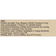 FEEDFULL Cat 415g macskakonzerv Marhával