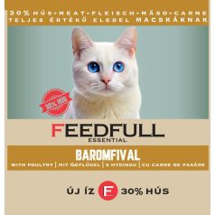 FEEDFULL Cat 415g macskakonzerv Baromfival