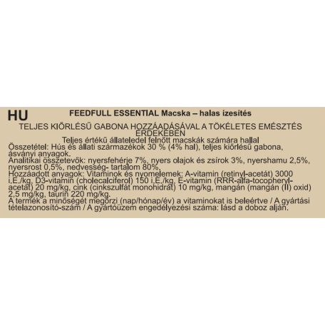 FEEDFULL Cat 415g macskakonzerv Hallal