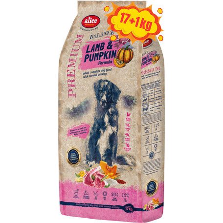 alicePROFESSIONAL 17+1kg Adult Balance Lamb&Pumpkin száraztáp