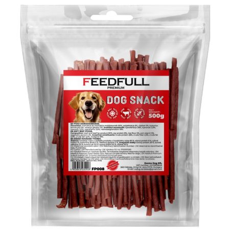 Feedfull Prémium Puha Marhahúsrudak kutya jutalomfalat 500g (FP008)