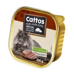 Cattos 100g Máj Alutálca