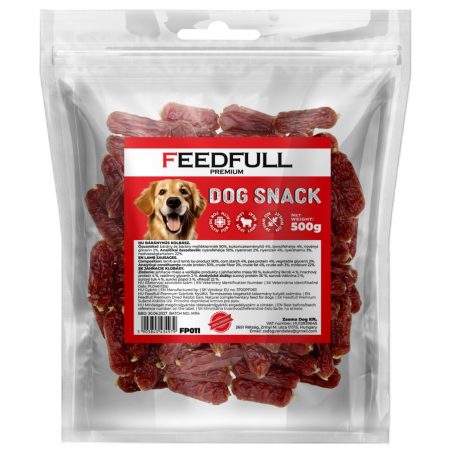 Feedfull Prémium Bárányhús kolbász kutya jutalomfalat 500g (FP011)
