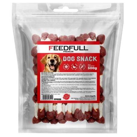 Feedfull Prémium Kacsa súlyzók kutya jutalomfalat 500g (FP025)