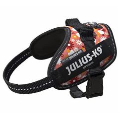Julius K-9 IDC Powerhám, virágos, Mini-Mini rózsaszín