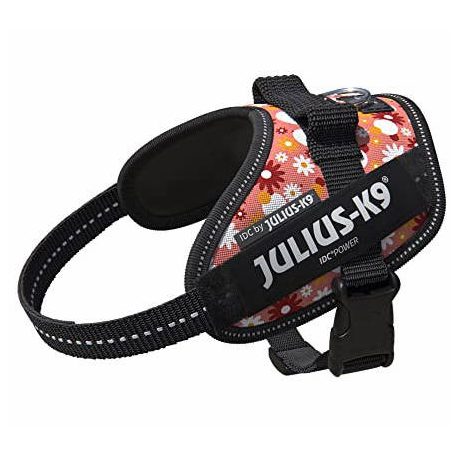 Julius K-9 IDC Powerhám, virágos, Mini-Mini rózsaszín