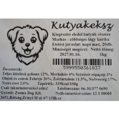 Feedfull Marhás Zöldséges Lágy Karika 1kg