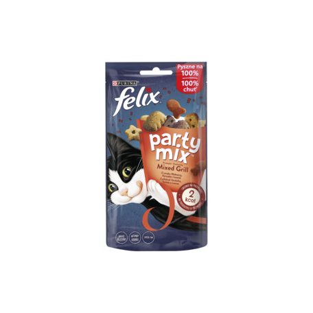 Félix Party Mix 60g Grill Marha + Csirke + Lazac