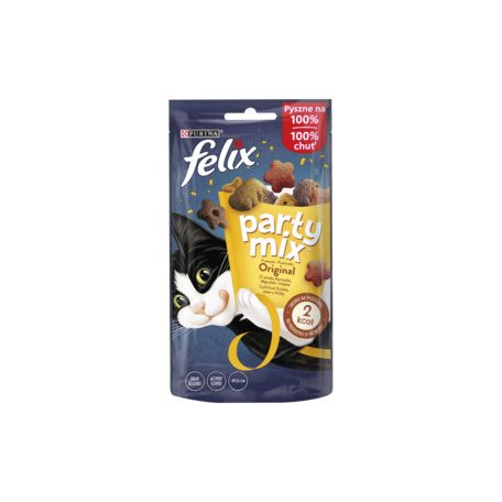 Félix Party Mix 60g Original Csirke + Máj + Pulyka