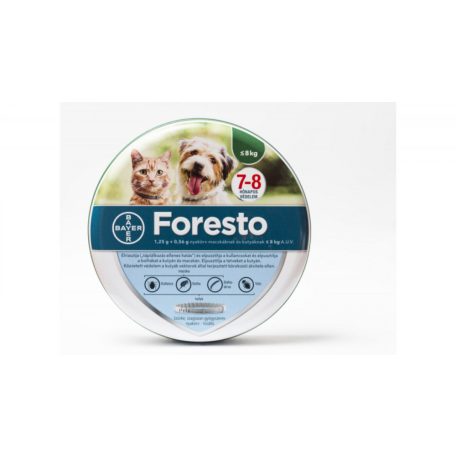Foresto kullancs és bolha elleni nyakörv 38 cm 8 kg-ig (≤ 8kg)