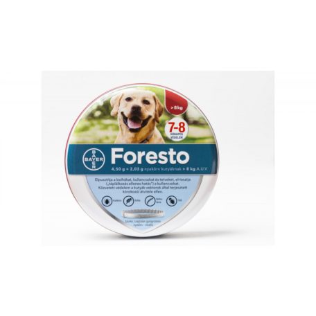 Foresto kullancs és bolha elleni nyakörv 70 cm 8 kg-tól (> 8kg)