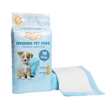 UNIQ PETS Higiéniai Pelenka háziállatoknak, 60x90 cm, 10 db/csomag (CUPP0021)