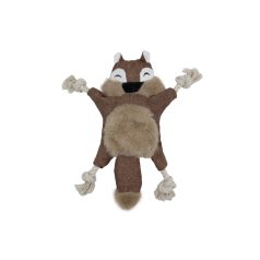   UNIQ PETS Plüss Kutyajáték, Zörgő Mókus 28x26cm (UDT0215-C)