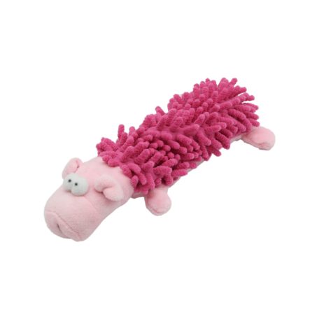 UNIQ PETS Plüss Kutyajáték – Zörgő Malac sípolóval 24,5x12cm (UDT0214-A)