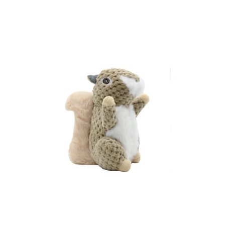 UNIQ PETS plüss kutyajáték  – mókus sípolóval, 18x15 cm (UDT0211-B)