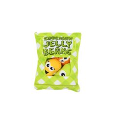   UNIQ PETS plüss kutyajáték – zsinóros, babformájú elemekkel és sípolóval 15x20 cm (UDT0241-D)